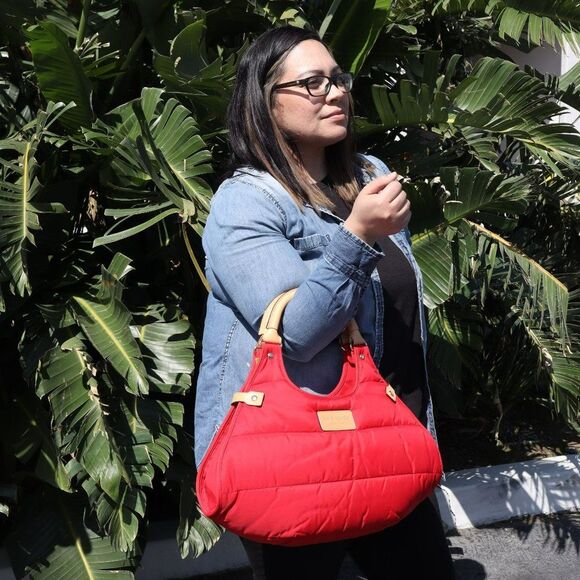 NWT Kate Spade Charlie Puffer Shoulder Bag Red $295 - Picture 2 of 15